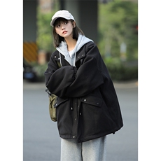 秋冬新款假两件毛呢外套W1813P100控128，男装毛呢大衣，星座1018-3