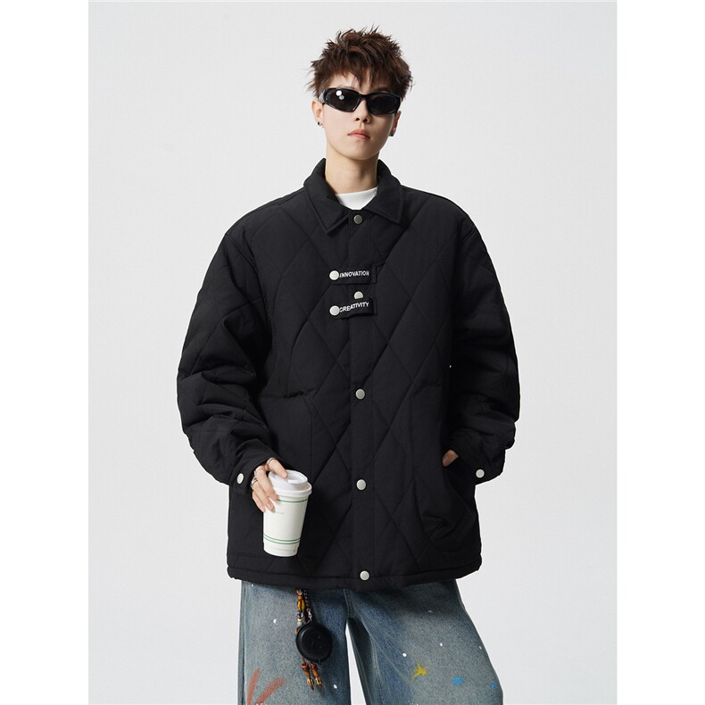 仓库现货MY1112-特批80秋冬棉衣加厚夹克领加棉外套刺绣棉服加厚,男装夹克,电商A059