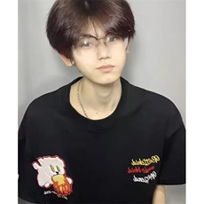 时尚潮流小狗刺绣魔术贴短袖T恤男女潮2025半袖上衣TW37，男装T恤，星座1116A（原606A-3）