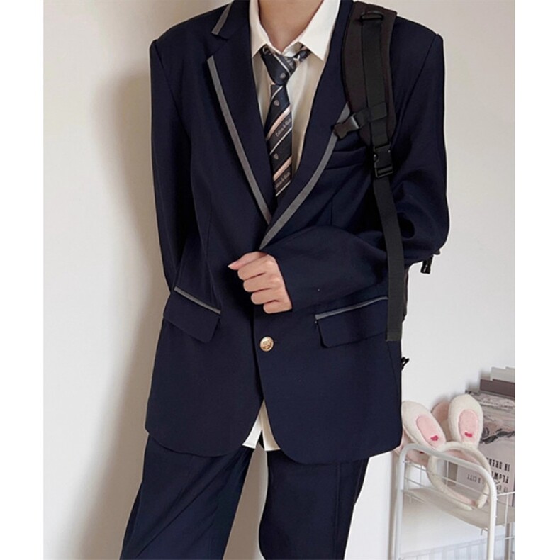 西装学院风校园DK西服外套制服班服校供感休闲套装男春秋XW72,男装西服套装,星座1116A（原606A-3）