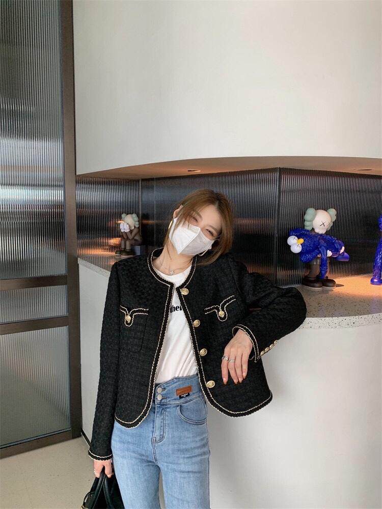 2021三色小金丝小香风外套，其它，贻思茗