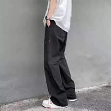 休闲裤男士韩版潮流高街帅气百搭夏季2024新款ins长裤K5572-P41，男装休闲裤，星座412-2