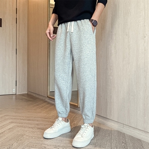 B340 BK29 P58 78 店主风小伙风侧面拉条卫裤高品质休闲裤图片
