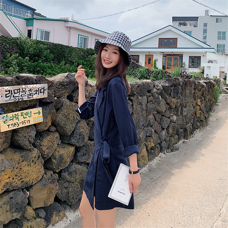 自主图款2021年秋季新款侧边绑带高腰西装连体裙裤百搭，女装连体裤，卡莱