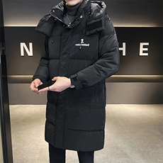 长款男冬季加厚2025新款连帽休闲外套男A313-9909-P260，女装短外套，电商A313