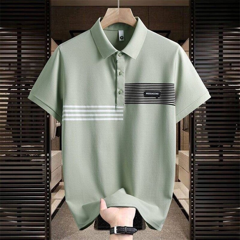 25052-P40夏季时尚休闲T恤男POLO衫欧货潮牌商务休闲短袖T恤,男装Polo衫,电商D310B-1