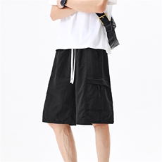 夏季百搭舒适工装大口袋短裤ins情侣五分裤K50701特批25，男装牛仔裤，电商A247