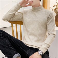 跑量款秋冬新款半高领针织衫毛衣男士流行套头403-1-M32-P20，男装针织衫/毛衣，星座1018