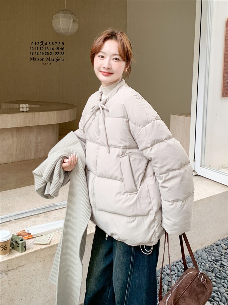 2025现货针织围巾韩系羽绒服210-3292-P300-K448短款白鸭绒,女装羽绒服,浙宝210（原浙宝191）