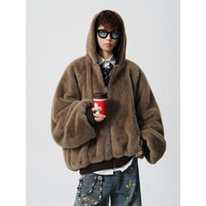 706-LK6041-P98特P现货冬季两面穿仿兔毛棉衣保暖棉服外套，男装棉衣，星座706