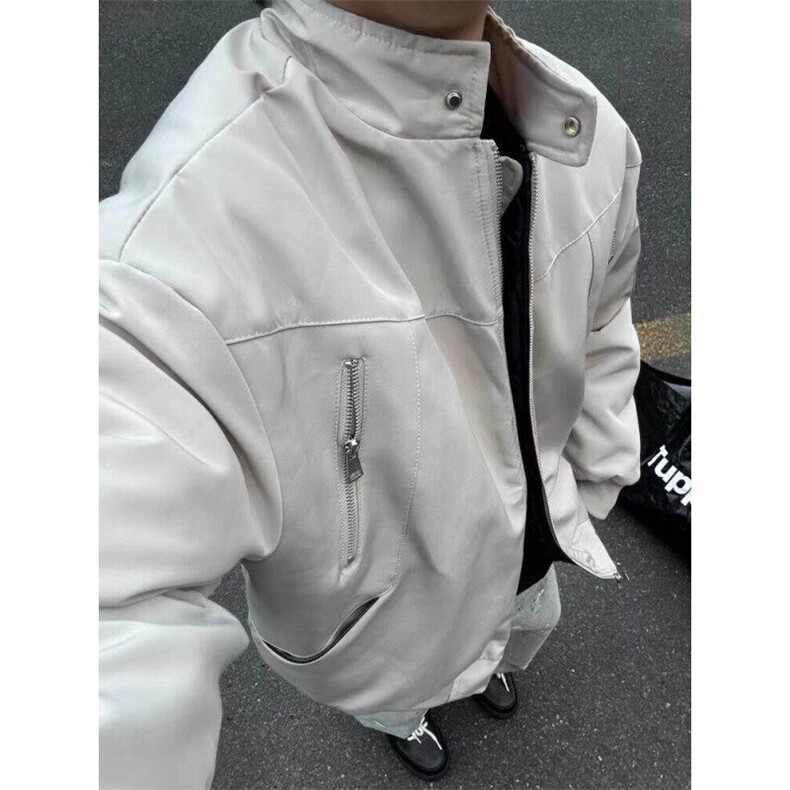 HY205LL-特P69 cleanfit飞行夹克男春秋设计感棒球服外套图片