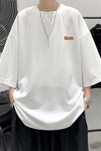 春夏季七分袖t恤男大码五分袖男短袖中袖 Q11293-P30图片