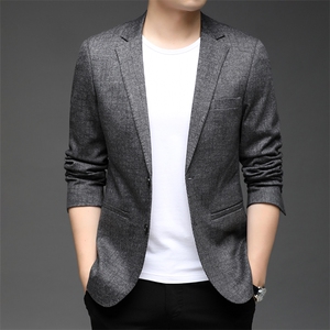2023秋季新款男装西服纯色商务休闲西服男士便服单西HB21818-P165图片