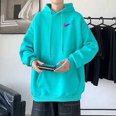 L2364P48秋冬新款卫衣男装宽松港风日系外套连帽衣服宽松卫衣，男装卫衣，星座510A-1