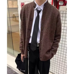 春款时尚休闲圆领不规则针织加绒保暖简约纯色卫衣外套女 MBX060图片