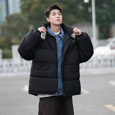 现货一万件抖音直播牛仔假两件大码棉衣情侣棉服8218P118，男装棉衣，电商A030