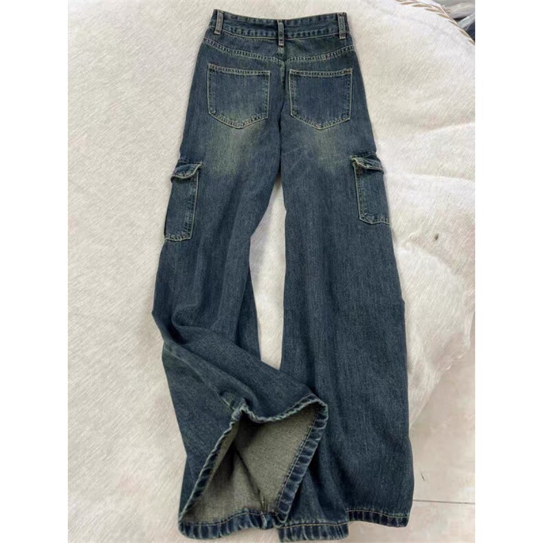 美士复古男女工装牛仔裤ZK0364-P60,男装牛仔裤,星座313A(原308A-2)