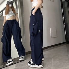 B221美式街头hiphop宽松户外工装休闲裤子LK23116-P60控78，男装休闲裤，电商B221