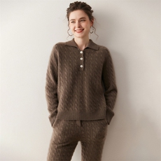 2025年秋季两件套舒适时尚百搭，女装套装/套裙，溪贝羊绒