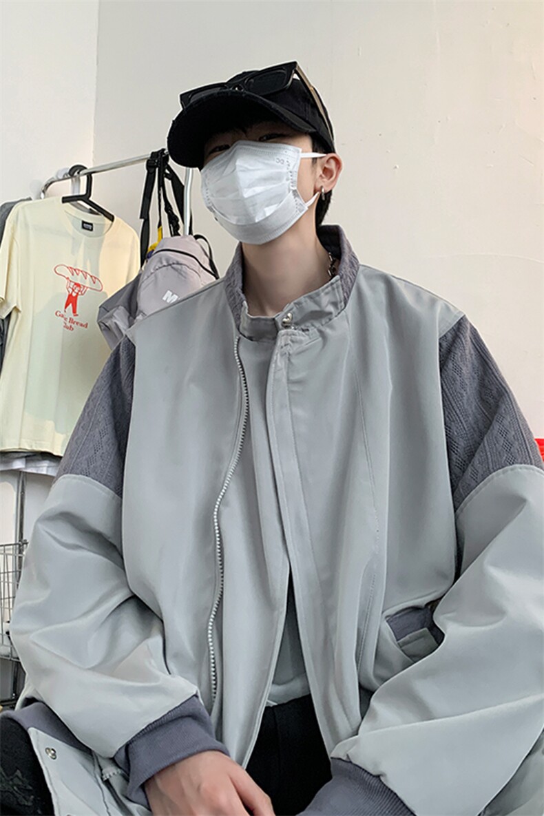 抖音直播！垫肩阿尔法飞行员夹克男XH35-70,男装夹克,电商B367