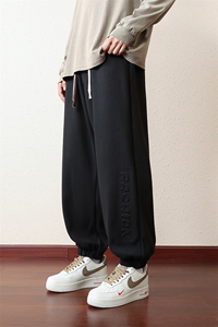 主推M-8XL 秋季新款大码束脚潮流休闲卫裤 109-K118-P50图片