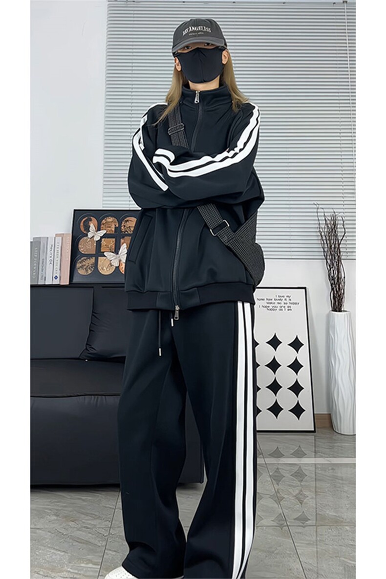 加绒加厚运动服套装W4641JR（加绒）特P53/K8579JR（加绒）特P43,男装休闲套装,电商A007