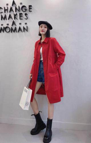 秋装新款风衣，女装风衣，依伊贝诺