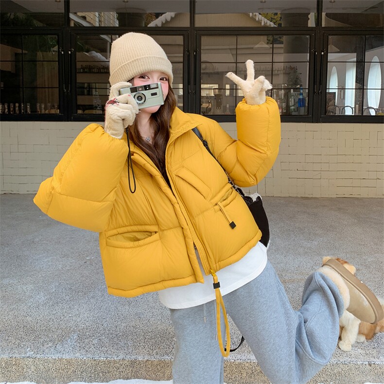 2025冬季新款！超好看时尚高级感多色羽绒服,女装羽绒服,2C015