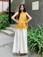 2025年夏季新款套装蝴蝶结款RF2C290-6860#-P165-K228，女装套装/套裙，蝶眷