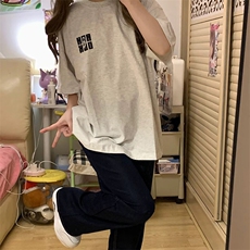 万针全刺绣工艺抖音得物高品质260克重磅纯棉双纱美式高街短袖T恤，男装T恤，电商A486
