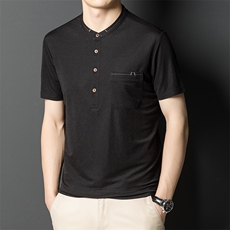 纯棉T恤短袖男2023夏季潮流半袖圆领上衣服BL8008-P60，男装T恤，星座1105-3