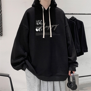 连帽卫衣男大码胖子帽衫大号运动服WY2431-P35图片
