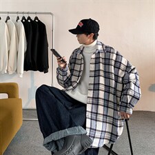 潮流夹克男春季毛呢外套J60P58图片