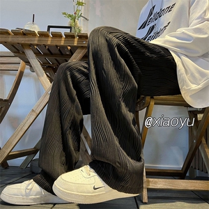 XZ616 早秋新款冰丝褶皱休闲裤 TY319 P45控58图片