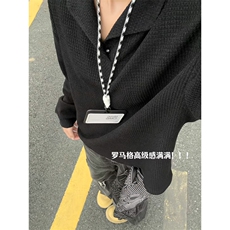 XZ809A/SYR60/特P39/控78罗马格老钱风高级感长袖polo衫卫衣，男装卫衣，星座809A(原222-1)