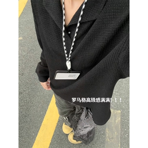 XZ809A/SYR60/特P39/控78  罗马格老钱风高级感长袖polo衫卫衣图片