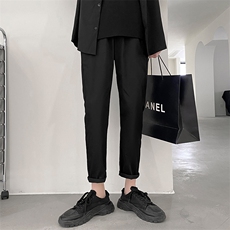 薄款夏季休闲裤修身九分裤简约男士长裤1412-1/7815/P58，男装休闲裤，星座1412-1