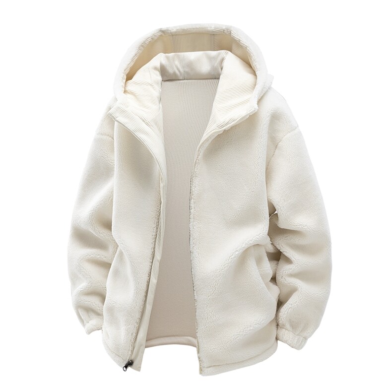 灯芯绒两面穿棉服男女羊羔毛棉衣外套冬季加厚棉袄M0811-P120,男装棉衣,星座308B-2