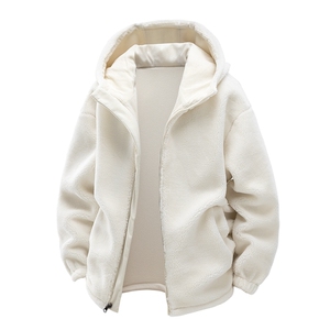 灯芯绒两面穿棉服男女羊羔毛棉衣外套冬季加厚棉袄M0811-P120图片
