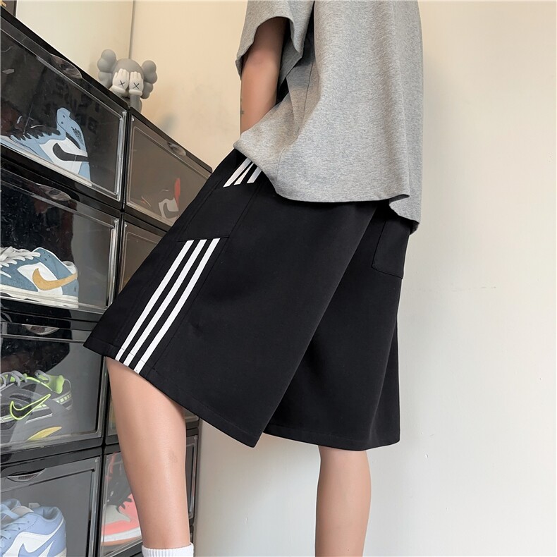 抖音品质夏季新款美式运动宽松休闲五分裤B315-K25699-特p30控58,男装休闲裤,电商B315