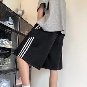 抖音品质夏季新款美式运动宽松休闲五分裤B315-K25699-特p30控58图片