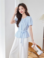 2025年夏季两件套休闲/淑女，女装套装/套裙，秀美人生