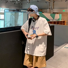 夏季纯棉短袖T恤男生运动休闲百搭宽松上衣圆领T，男装T恤，星座1013