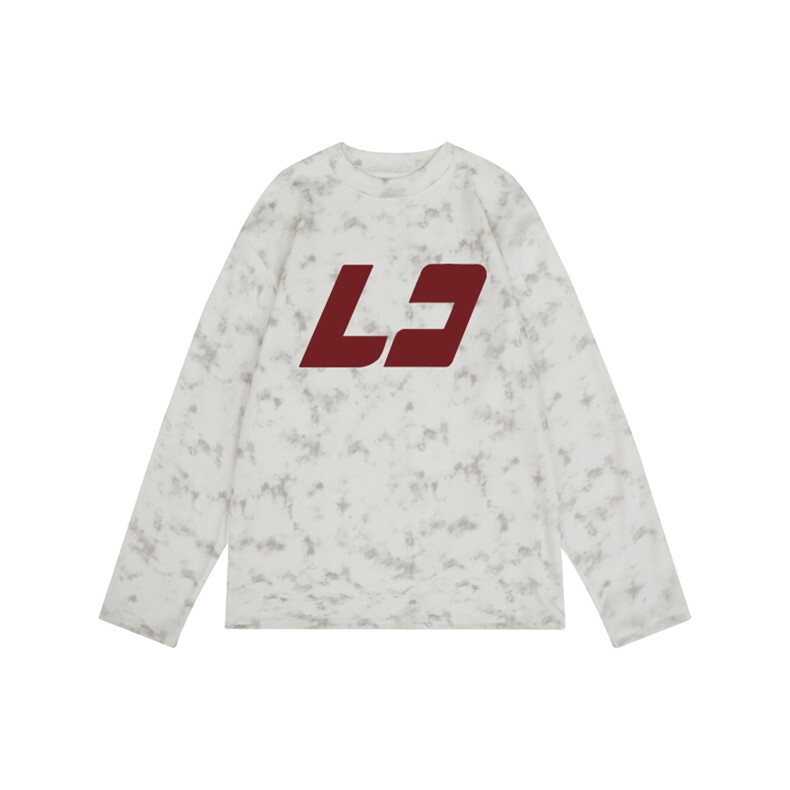 260克重磅扎染德绒圆领打底衫【有货】HD019-DR25110RL-P25,男装T恤,电商019-1