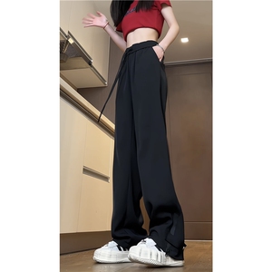 抖音品质春季新款潮流百搭冰丝裤休闲西裤B315-K24029-p50控68图片