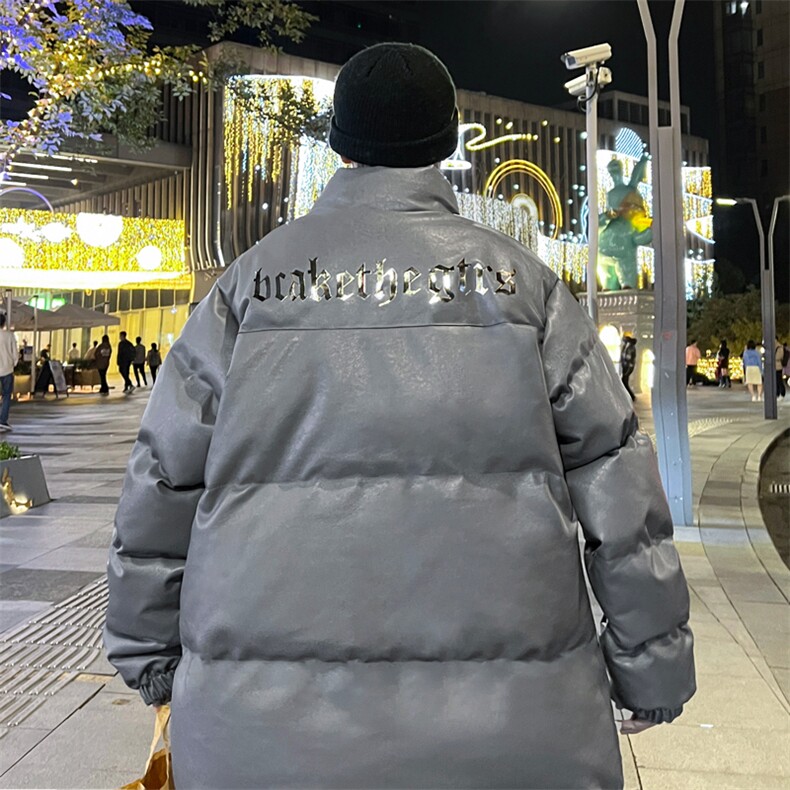 MY1013-P108控148夜景主推反光七彩羽绒服外套,男装棉衣,电商B359