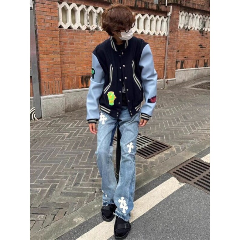 【有货】DW635-P75短款棒球服外套限定Cleanfit毛呢夹克现货,男装夹克,星座603-2