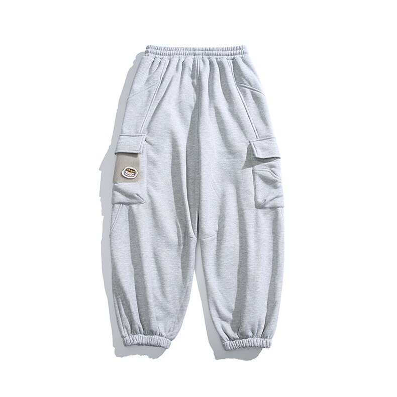 2025冬季新款男装日系宽松加绒加厚运动休闲棉裤束脚卫裤P950-F83,男装休闲裤,电商A101（原外27）
