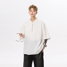 现货 夏新潮流短袖半拉链亨利领宽松大码T恤男 513 DT3533 P30,男装T恤,星座513, 现货 夏新潮流短袖半拉链亨利领宽松大码T恤男 513 DT3533 P30,男装T恤,星座513,