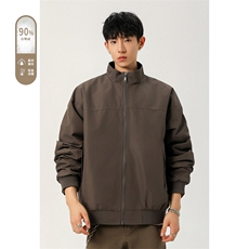 广检90%白鸭绒冬季无影墙羽绒服充绒量75gM-5XHY25598-特P109，男装羽绒服，电商A022